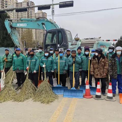 以雪为令｜裕华区园林大队加强清雪防寒检查 保障出行安全和园林成果