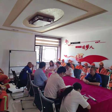 长清建成区环卫C标精细化提升，提前筹划防汛工作