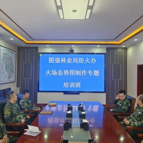 以“图”强智 筑牢防线——图强林业局开展森林防火火场态势图制作专题培训