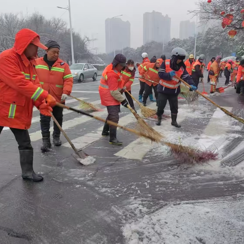 以雪为令 闻雪而动——市建管局市政和环境卫生中心全力做好清雪工作