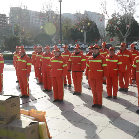 情暖新春 慰问暖心—市领导春节前夕看望慰问一线环卫工人