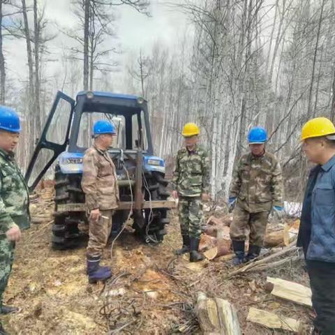 生态修复管理科深入森林可持续经营试点生产一线开展安全、防火检查