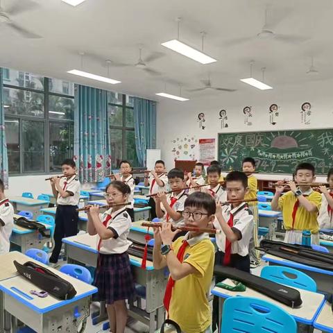 椰博小学国乐班课堂纪实《一》