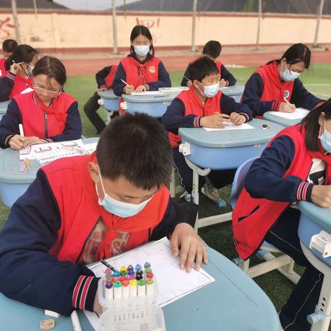 寒亭区青少年活动中心沙盘游戏活动走进地方寺小学