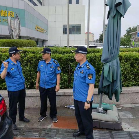 逆风而行  “雨”你同行城市管理执法支队执法三大队防汛纪实