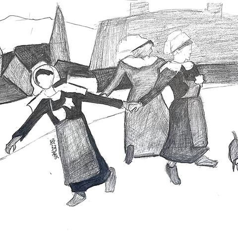 【四年级以上】趣味素描——人物场景素描：在黑白灰的褶皱里，藏住万物最本真的轮廓