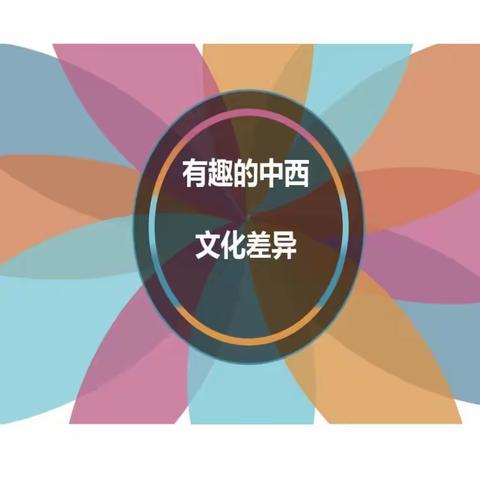 三门峡市一小 四四班 家长进课堂——中西方文化差异