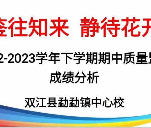 鉴往知来   静待花开——勐勐镇中心校组织开展2022-2023学年下学期期中质量监测成绩分析活动