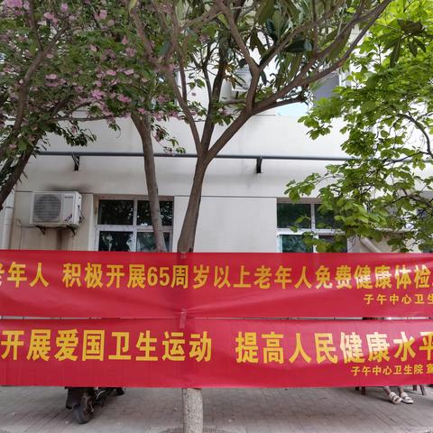 子午街道开展第35个爱国卫生月宣传活动