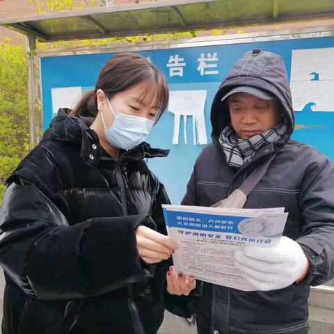 山师大社区继续开展烟感安装宣传工作