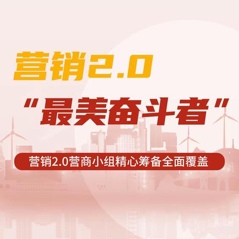 聚力攻坚 “营”在当下|营销2.0项目建设"最美奋斗者"（六）