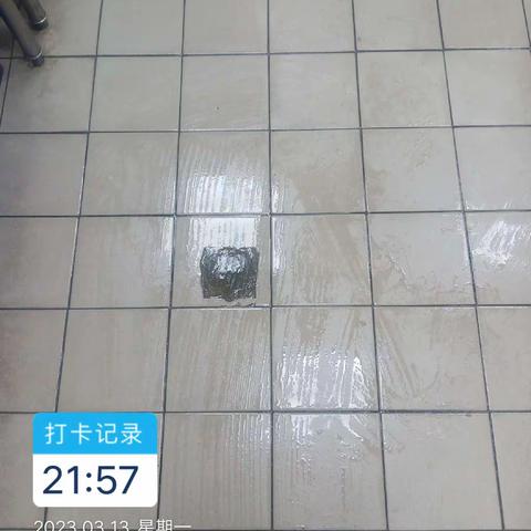 丽泽店砧板卫生检查完毕