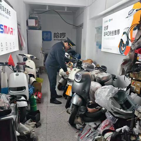 强化源头检查 把好安全方向----------五里桥所开展电动自行车安全检查