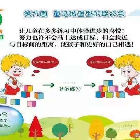 大风车幼儿园3～6岁睿智情商1Q下第九周课《童话城堡里的联欢会》