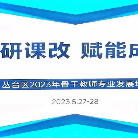 关爱学生幸福成长·教师队伍篇|丛台区实验第四小学:研思并进行致远—骨干教师培训两日记实