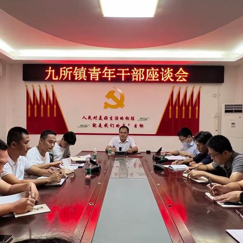 青春奋进正当时 不负韶华勇担当——九所镇召开青年干部座谈会