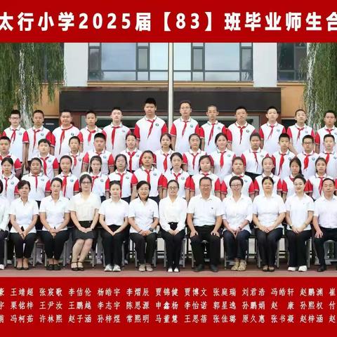 书香润童年，五育筑成长——致2025届太行小学六年级学子的毕业礼