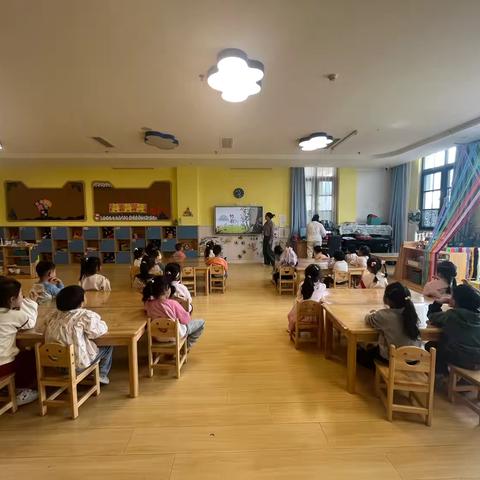 【安德湖动态】中一班语言活动——《竹石》