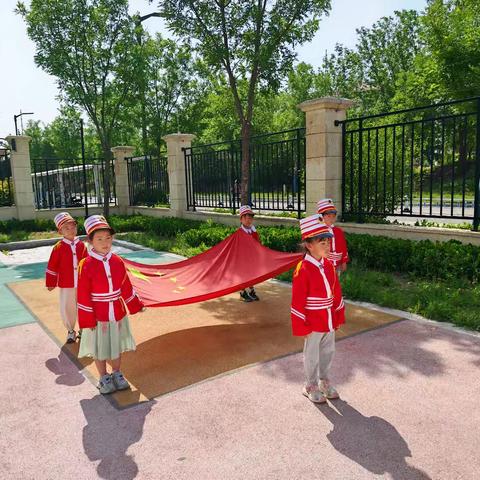 【安德湖动态】中一班——《升旗仪式》