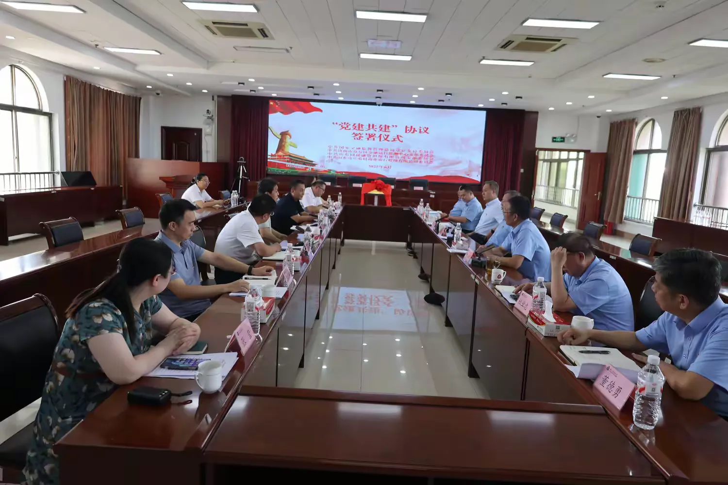 简篇-章丘农商银行与章丘监管支局 章丘区金融运行监测中心 山东同晟融资担保有限公司举办党建共建签约仪式 章丘农商银行与章丘监管支局 章丘区金融运行监测中心 山东同晟融资担保有限公司举办党建共建签约仪式