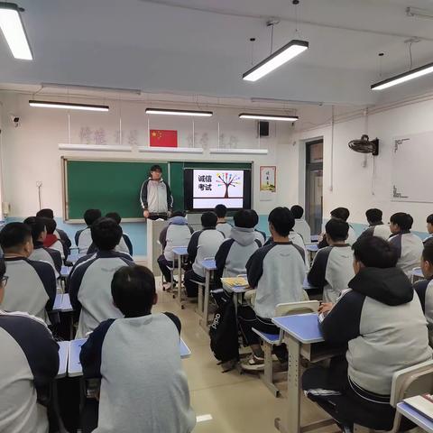 “诚信考试”——22智能楼宇班