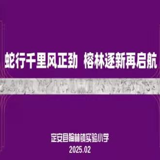 【榕林共长】蛇行千里风正劲 榕林逐新再启航-翰林镇实验小学2025年春季课前操练培训