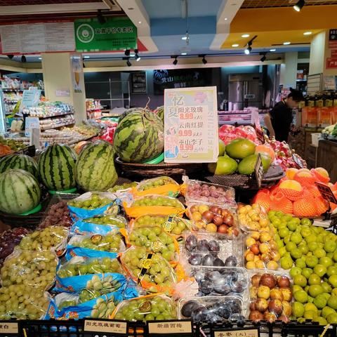 西江康城生鲜巡店