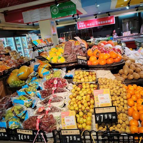 西江康城生鲜巡店