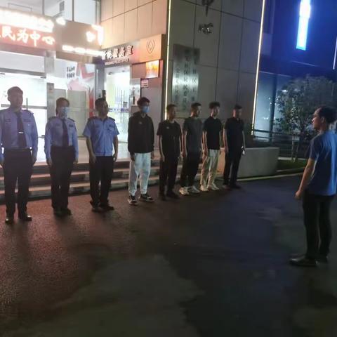 新羌社区开展消防安全集中整治夜查行动(3月23日）