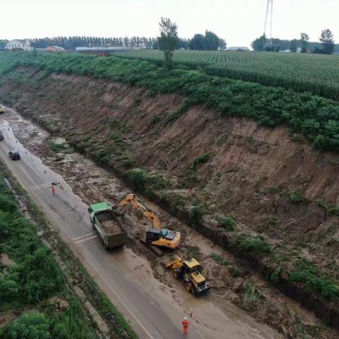 长春地区全力开展普通国省干线公路水毁抢险保畅通