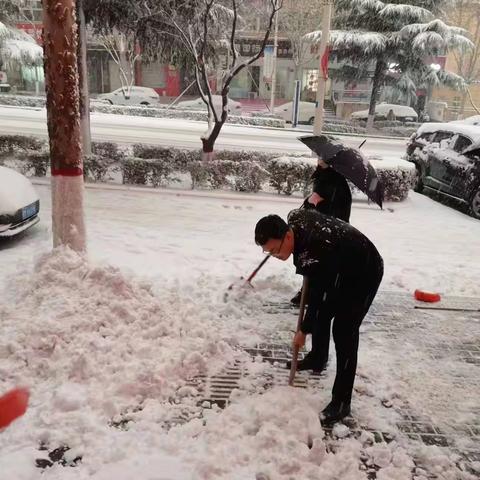 瑞雪纷飞兆丰年，工行服务暖人心