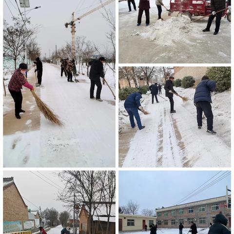 雪落乡间暖守护 干群同心保畅通-店头镇全力保障镇域道路安全畅通
