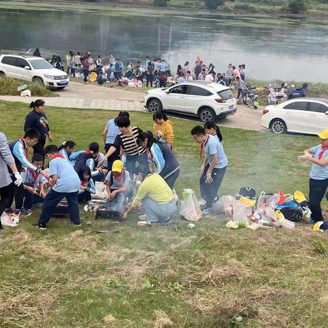 袅袅炊烟起，缕缕野炊情——常山县实验小学六年级野炊活动