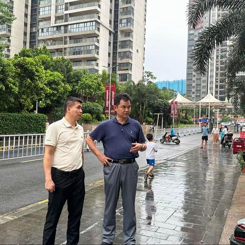 执法局秀英分局局长林琪一线督办执法办案工作