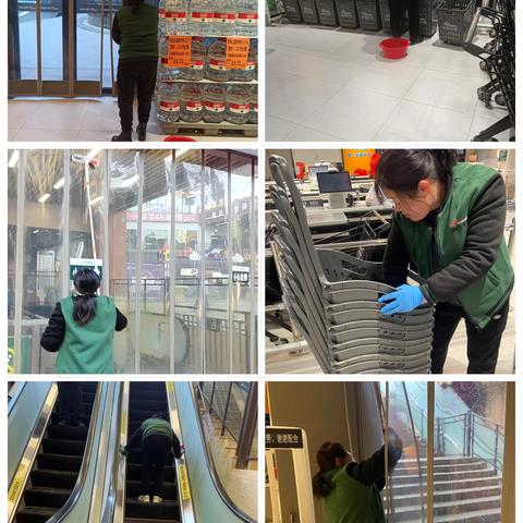 清洁卫生大扫除  干干净净迎元旦——记中百仓储汉地尚街店卫生清洁篇