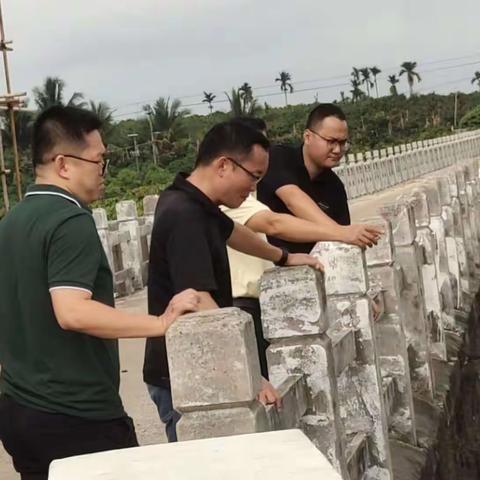 县水务局局长陈法荣带队到西南水利管理所田仔水库检查标准化建设及水库汛前安全工作