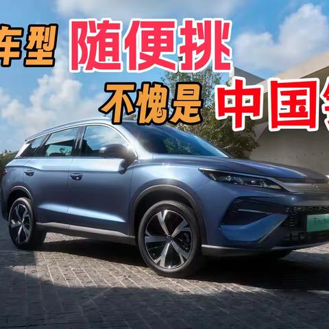 比亚迪1月30万+销量！各种车型随便挑，不愧是中国销冠！