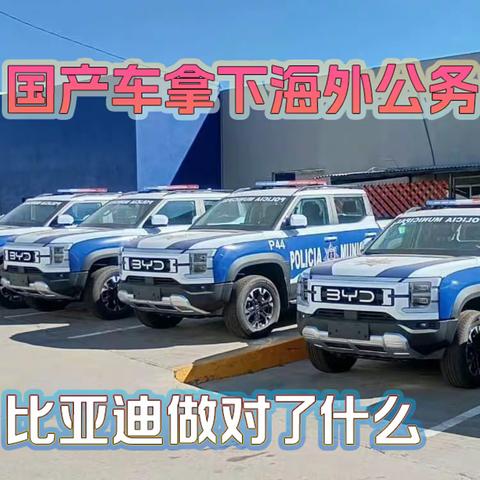 国产车拿下海外公务车订单！比亚迪做对了什么？