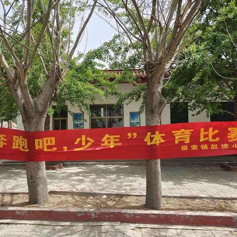 “奔跑吧·少年”赵坡小学春季体育节 一一抛实心球比赛活动