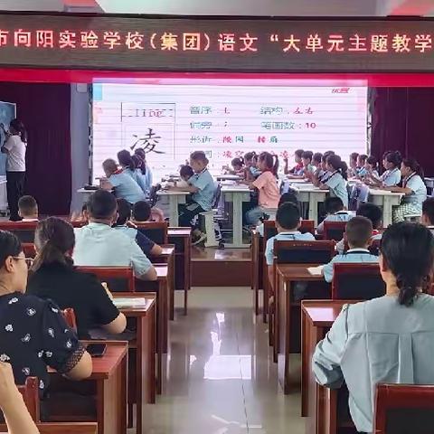 新泰市向阳实验学校（集团）语文“大单元主题教学”教研活动