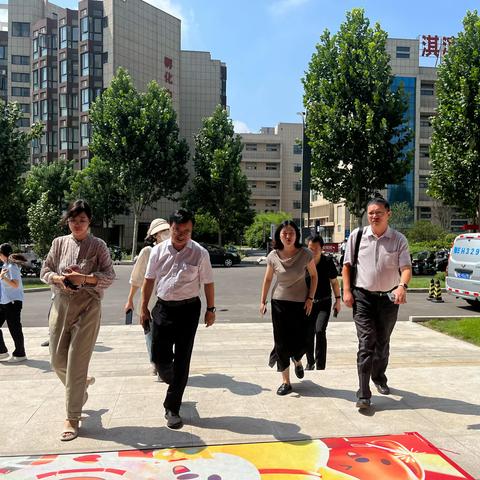 河南省欧美同学会考察团到淇滨区考察交流