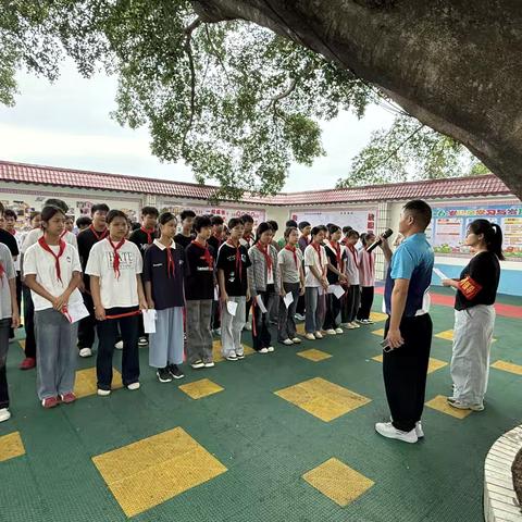 浦北县乐民镇平佳小学六年级复习动员会纪实