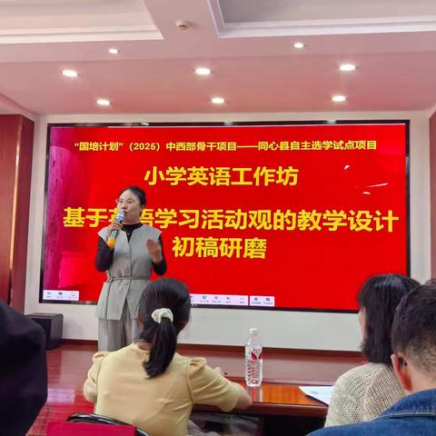 精细研磨促提升，且思且悟共成长——国培计划（基于英语学习活动观的教学设计初稿研讨活动）