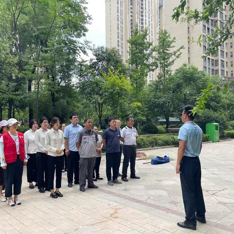 以练筑防 速应汛情——金地西沣公元二期社区防汛演练筑牢安全屏障