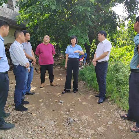 王永珍到荣邦乡指导垦地农贸市场建设和乡村振兴产业发展工作