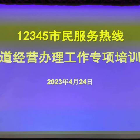 提质增效，规范工单回复，做好占道经营类热线投诉办理工作