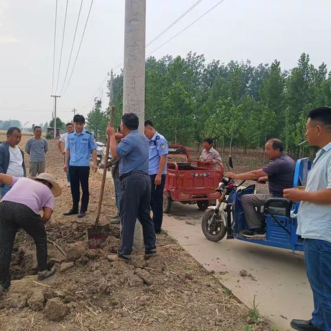 土地边界惹纠纷 民警调解促和谐