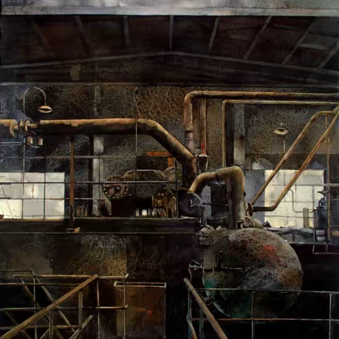 观音阁美术馆举办 狄傲然 — “当代中国工业题材” 水彩画展