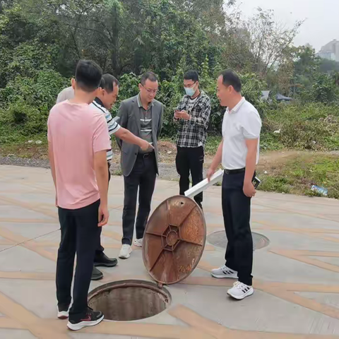 现场督导入河排污口整治  守护儋州市绿水青山