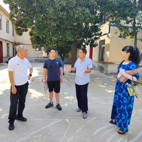 行动开学前    校园换新颜
